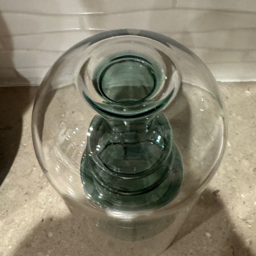 Evergreen Glass Bud Vase - Picture 5 of 9